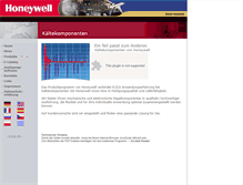 Tablet Screenshot of honeywell-cooling.com